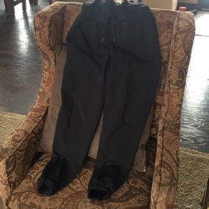Black fitted sweats